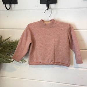 Pink Zara Baby Sweater